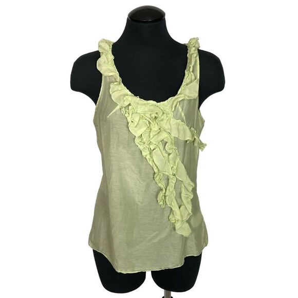 Banana Republic Ruffled Silk Blend Cami Blouse - Women’s S - Picture 1 of 6